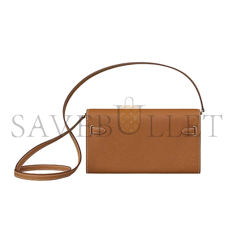H**me5 kelly classique to go wallet epsom h080253cc37 (20*12*2cm)